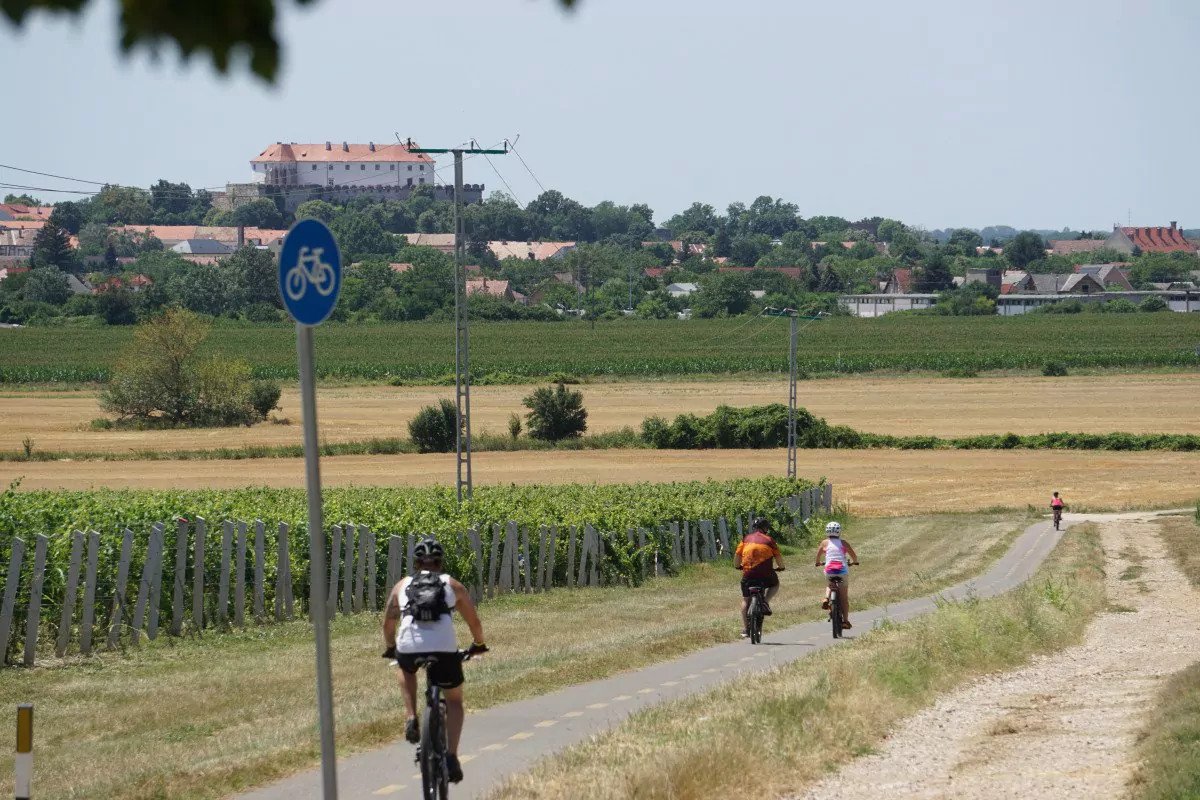 Cycling routes in the Villány wine region